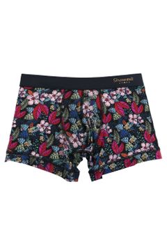 WILD FLOWERS Short Boxer - ブラック