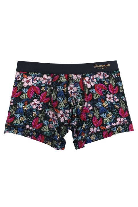 WILD FLOWERS Short Boxer - ブラック