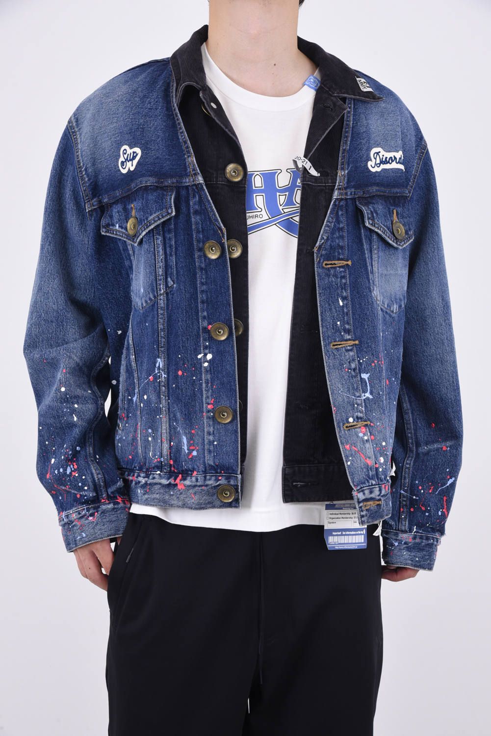 Maison MIHARA YASUHIRO - FRONT LAYER DENIM BLOUSON