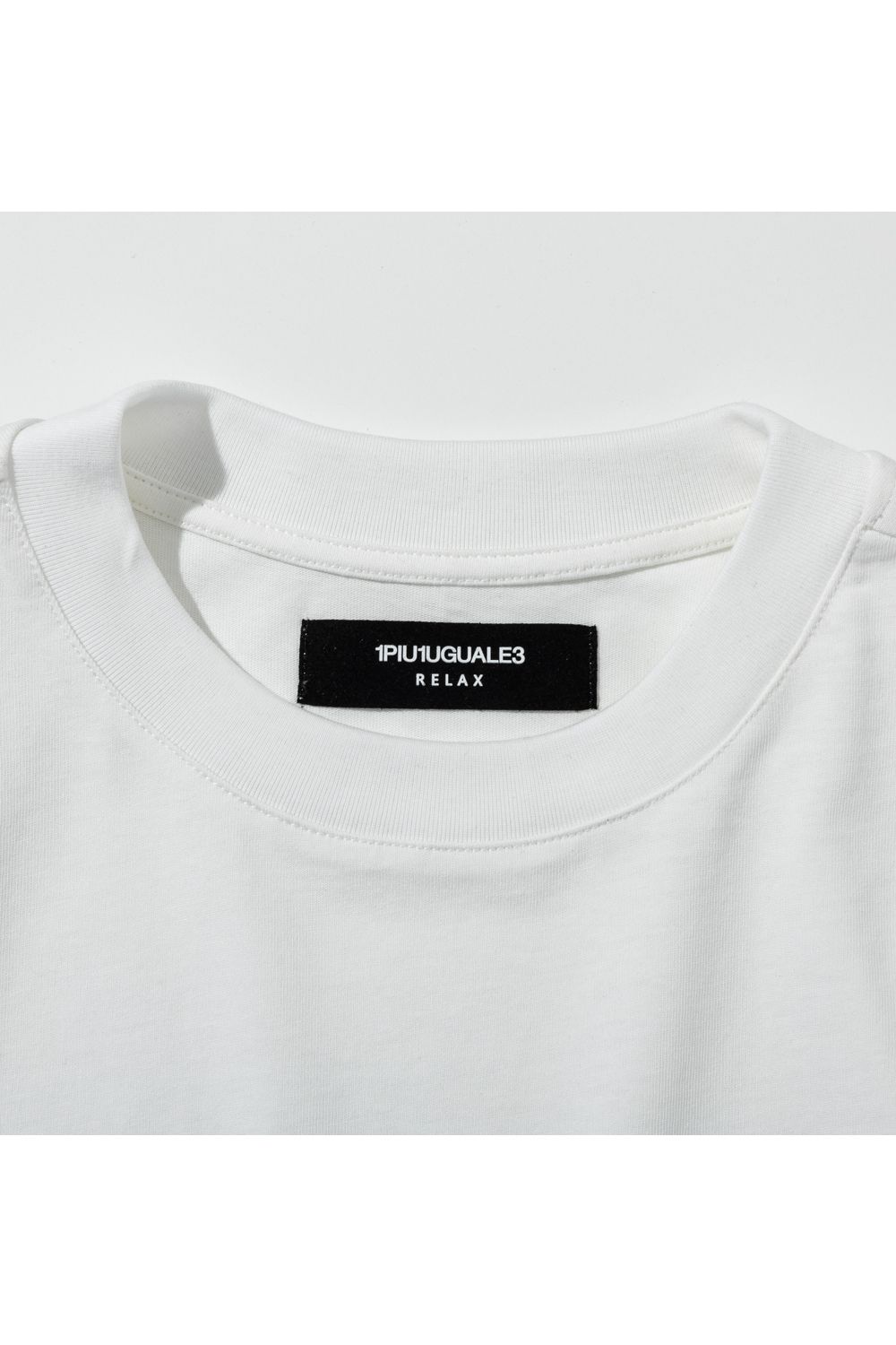 【26SS】 HAND-EMBROIDERED LOGO LONG T-SHIRT / ブランドロゴ 刺繍風プリント ロングスリーブTシャツ (ホワイト) (1月中旬入荷予定)