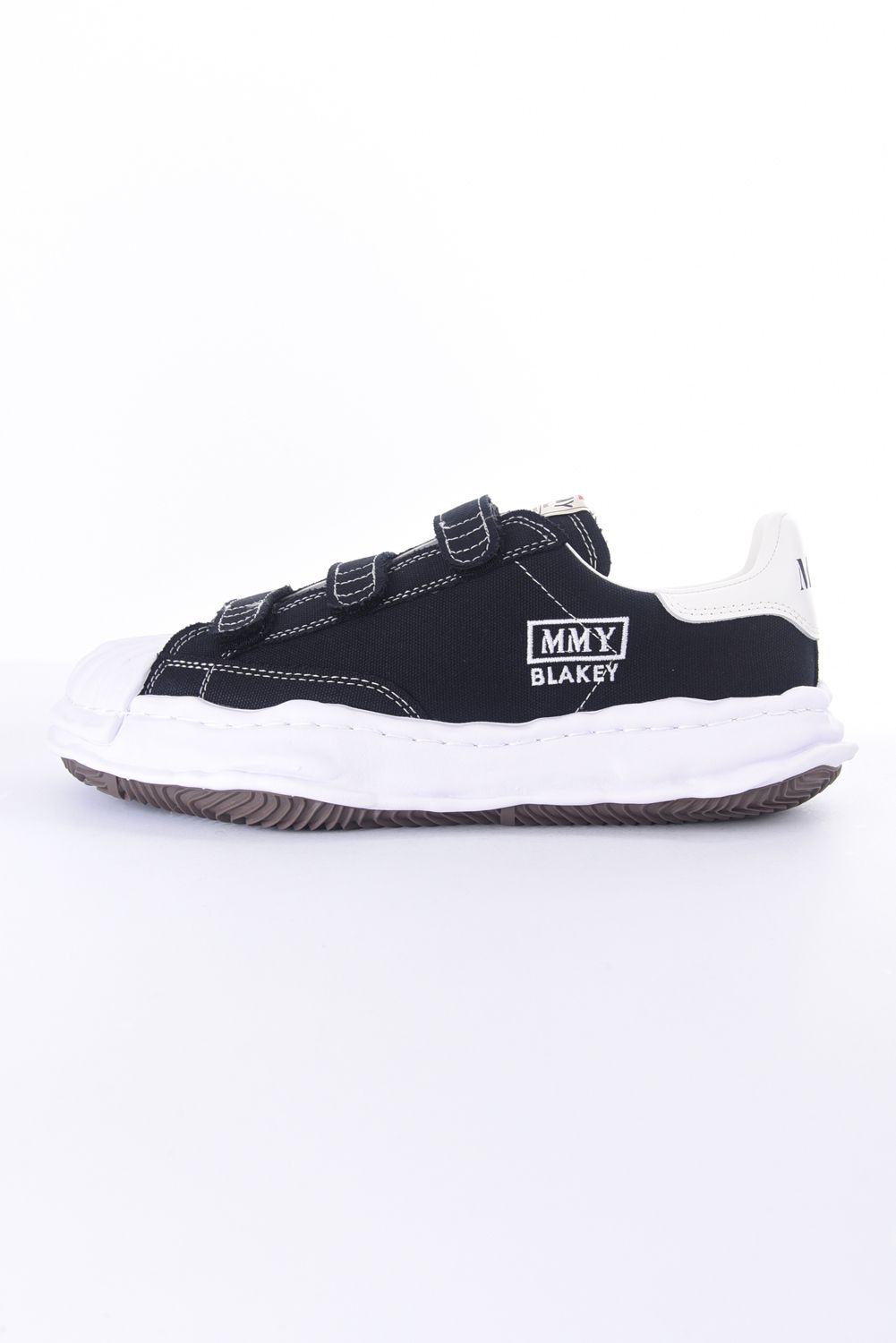 "BLAKEY" OG Sole Canvas Low-top Verclo Sneaker / "ブレイキー"オリジナルソールキャンバスローカットベルクロスニーカー（ブラック）