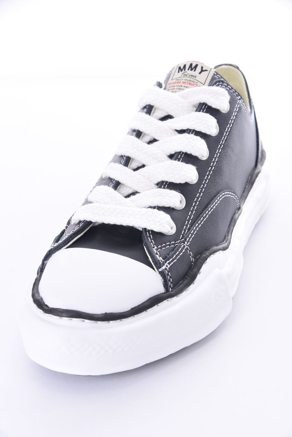 "PETERSON LOW" OG sole LEATHER LOW SNEAKER / オリジナルソール レザーローカットスニーカー ブラック