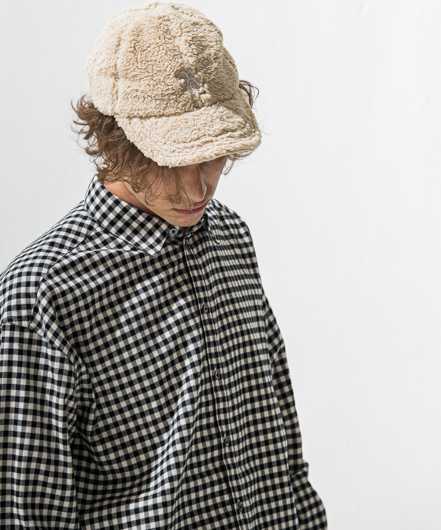BOA LOW CAP /シルキーボア ローキャップ (ベージュ) (12月上旬入荷予定) ※オーダー締切:9月7日(月)17時