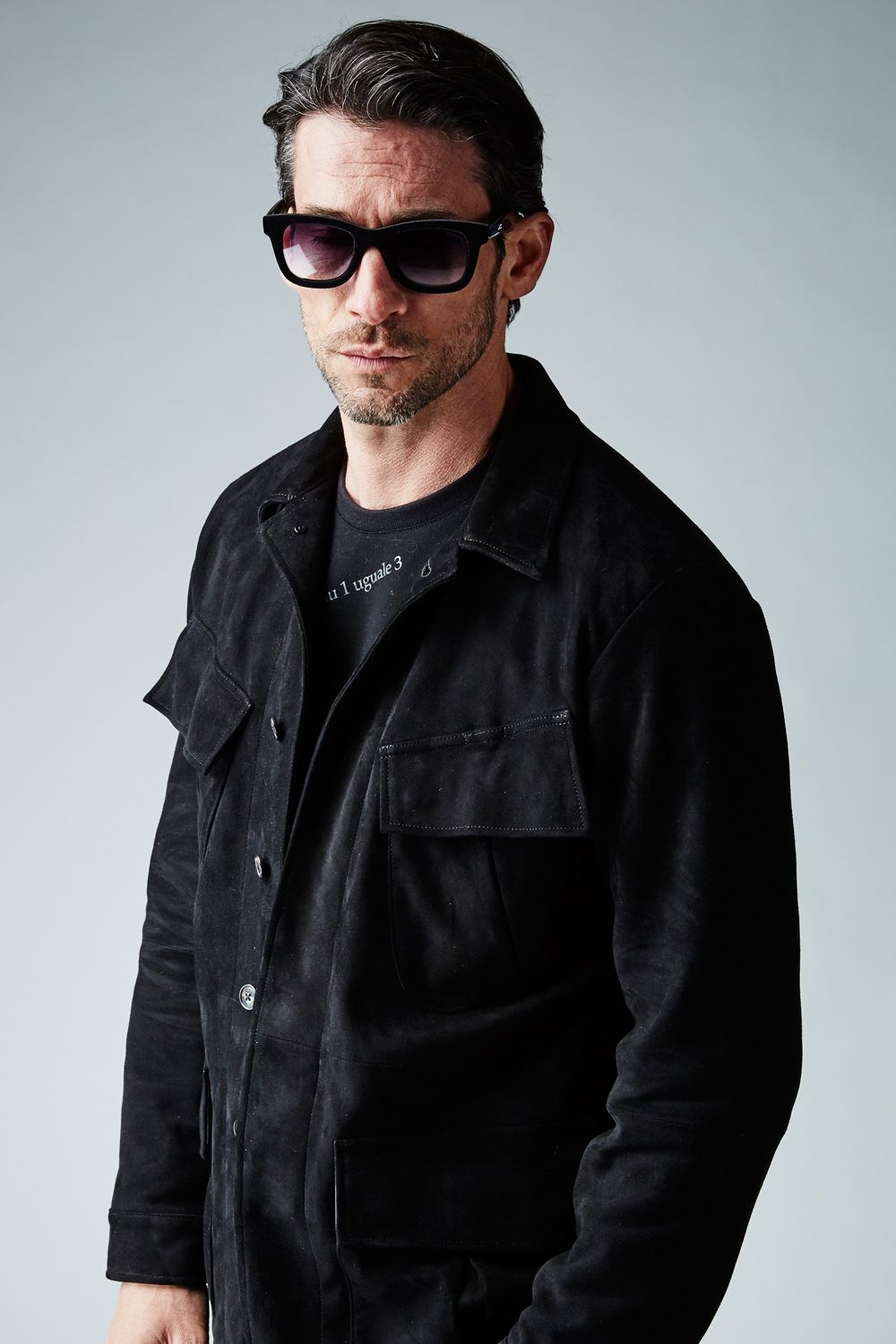 【BLACK MILITARY Vol.8】 JUNGLE FATIGUE JACKET -BLACK SUEDE- (11月頃入荷予定 )※オーダー締切8/6(金)11:59迄