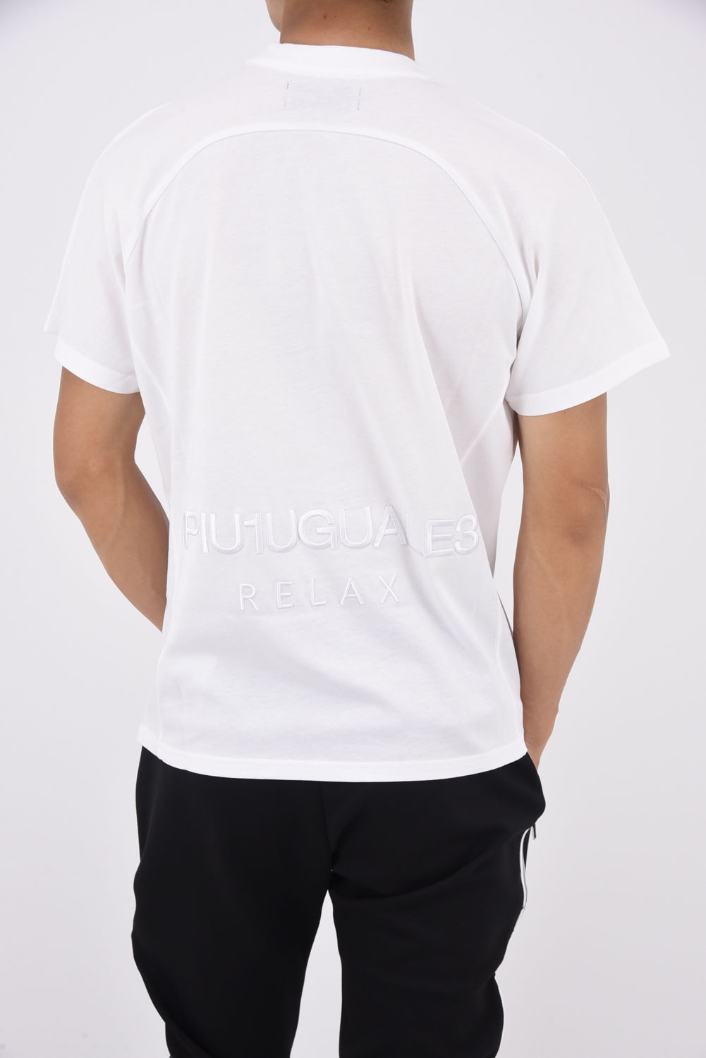BACK LOGO T-SHIRT / バックロゴ Tシャツ ホワイト