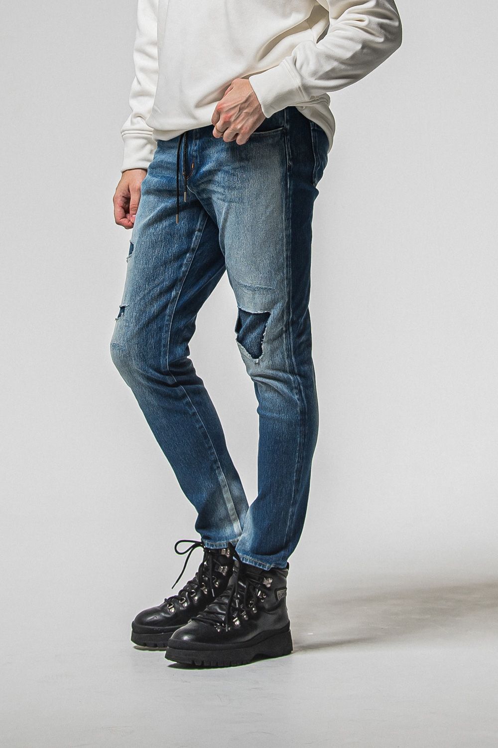 MICK DENIM JERSEY / デニム ジャージーンズ  (インディゴクラッシュ) (12月上旬入荷予定) ※オーダー締切：9月1日(月)18:00
