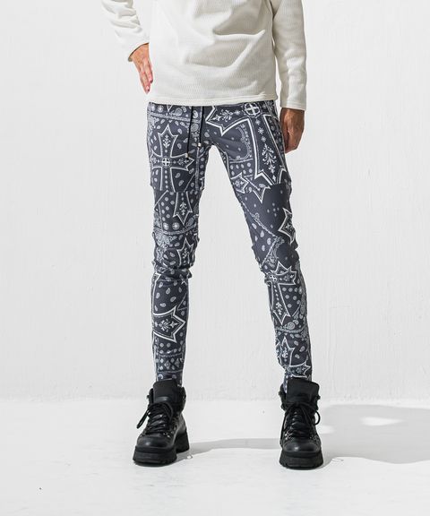 Johnson LINE PT / 360°ストレッチ ジョンソンラインパンツ (クロスグレー) (1月上旬入荷予定) ※オーダー締切:9月7日(月)17時)