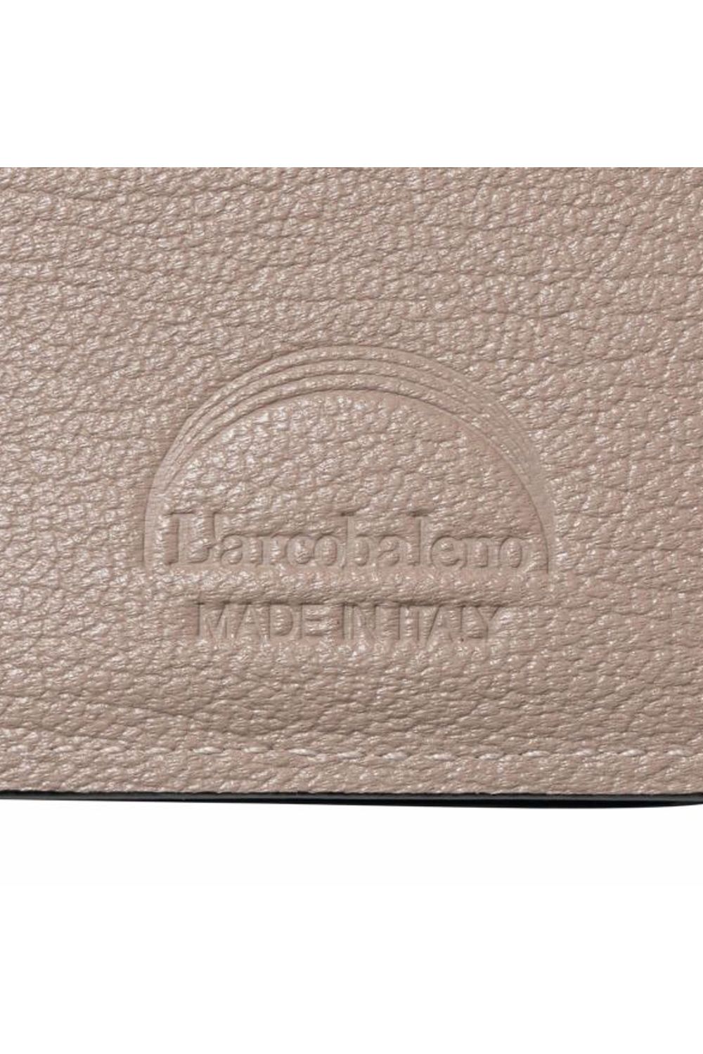 【残り1点】 CARD WALLET / LA501GT ゴートレザー 二つ折りスマートカードウォレット アクアティック / ベージュ