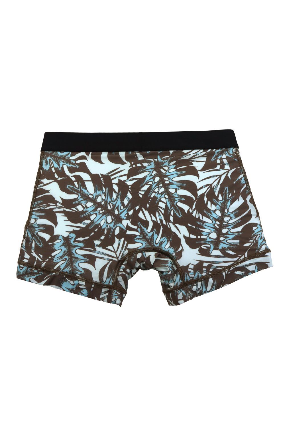 monstera leaf Short Boxer - リーフブラウン