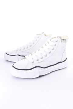 "PETERSON HIGH" OG sole LEATHER HI SNEAKER / オリジナルソール レザーハイカットスニーカー ホワイト