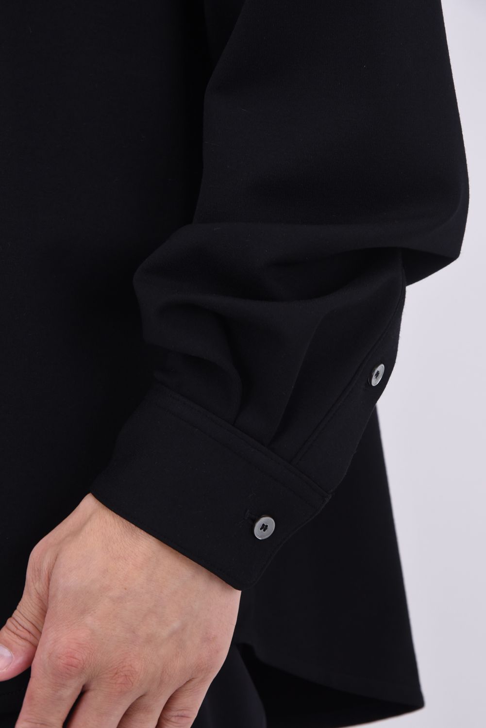 JERSEY JACK SHIRTS / 裏起毛 ジャックシャツ ブラック