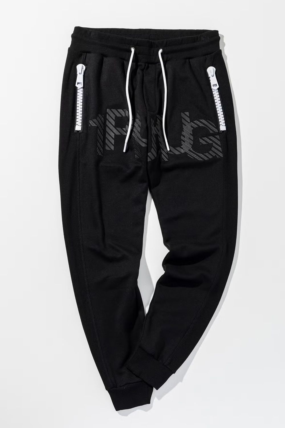 【26AW】 TC FRENCH TERRY SHADOW LOGO LONG PANTS / フレンチテリー シャドーロゴ ロングパンツ (ブラック)