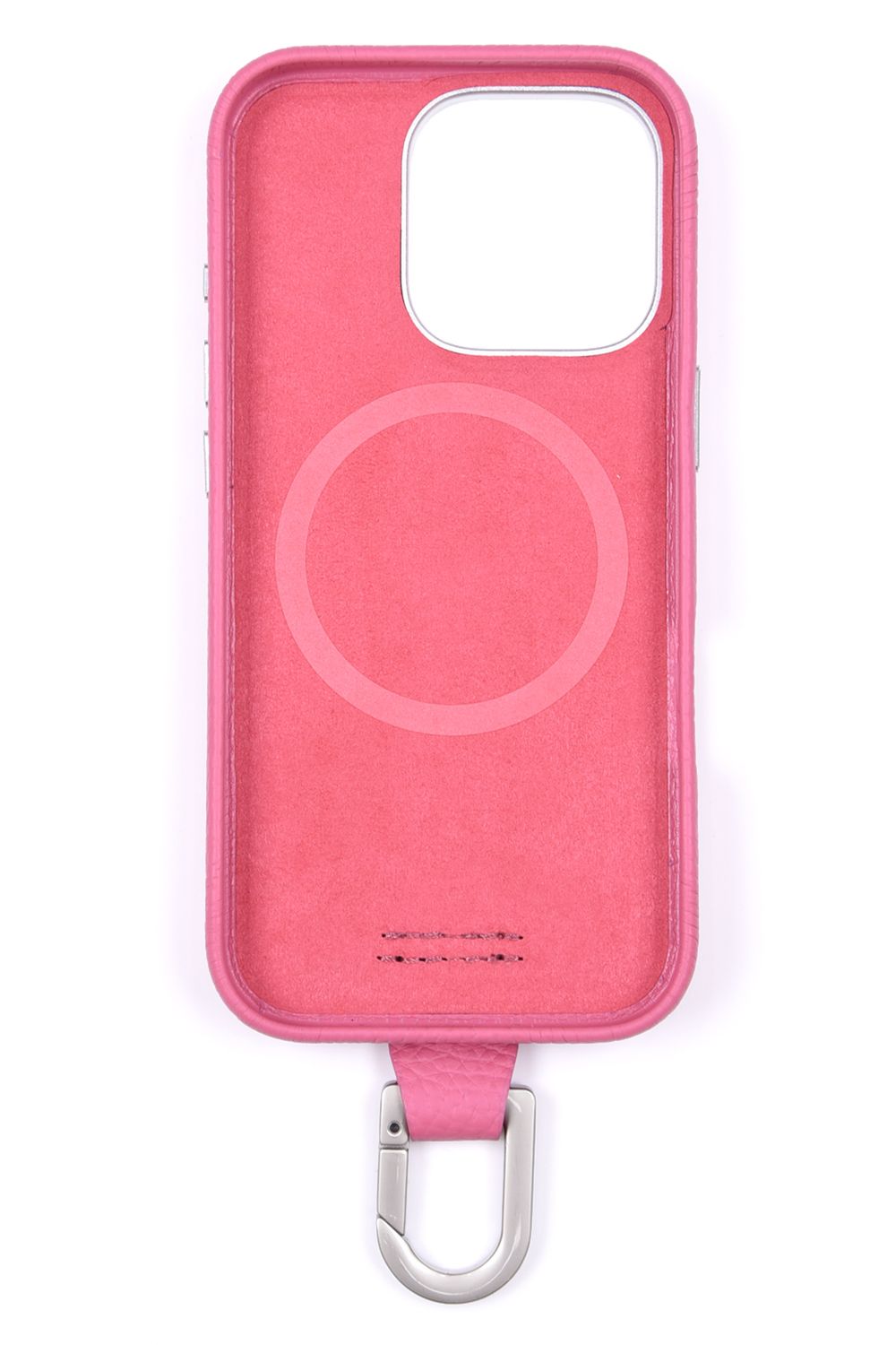 obicts.io iPhone15pro レザーケース カラビナ付き objcts.io - CARABINER-CASE / カラビナ付 iPhone レザーケース