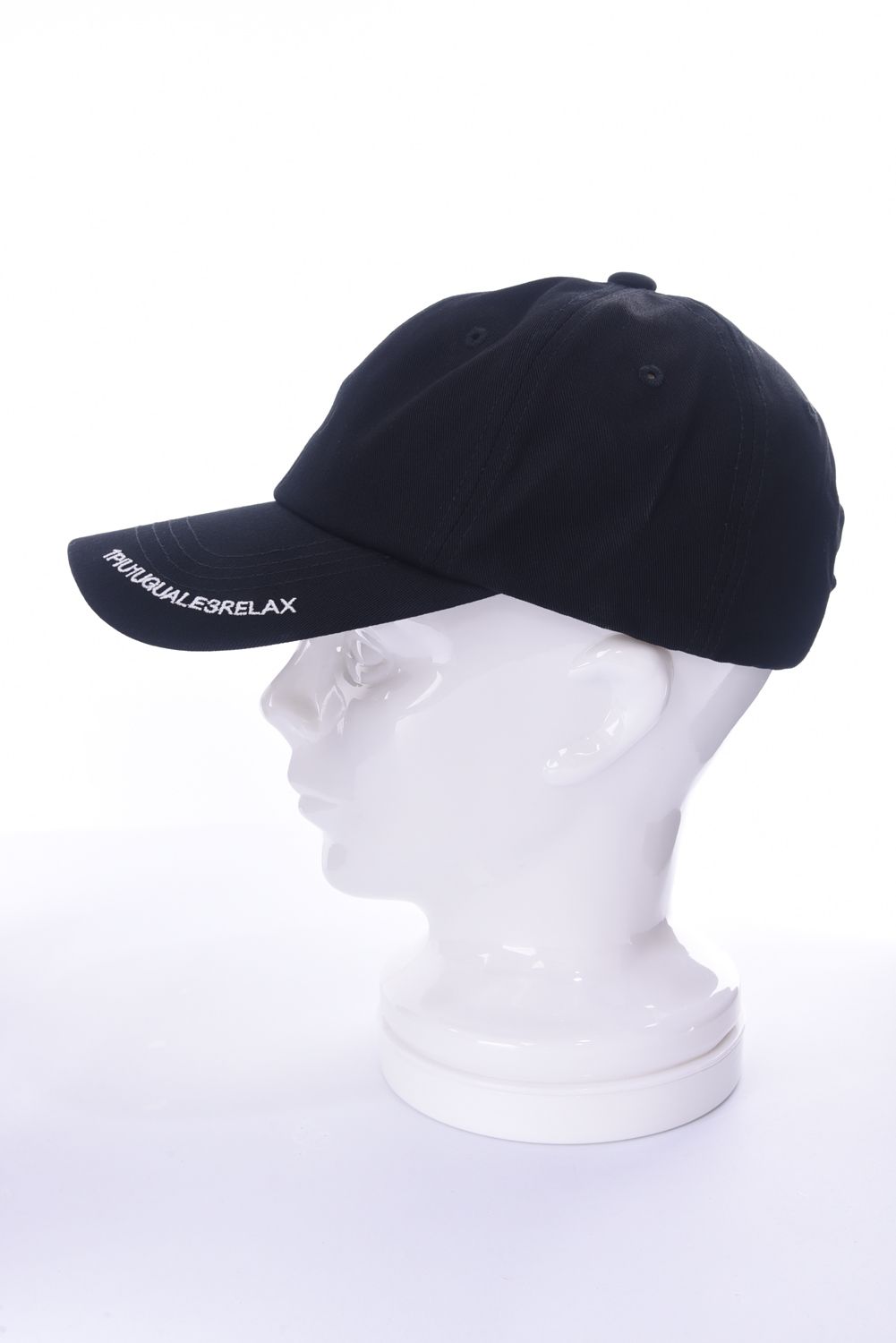 BRIM  LOGO CAP / ブリムロゴ キャップ ブラック