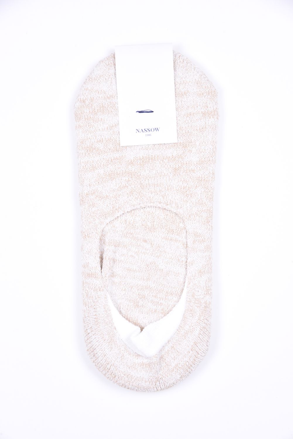 BOUCLE MIX SNEAKER SOCKS / 日本製 ブークレ ミックス スニーカーソックス ナチュラル
