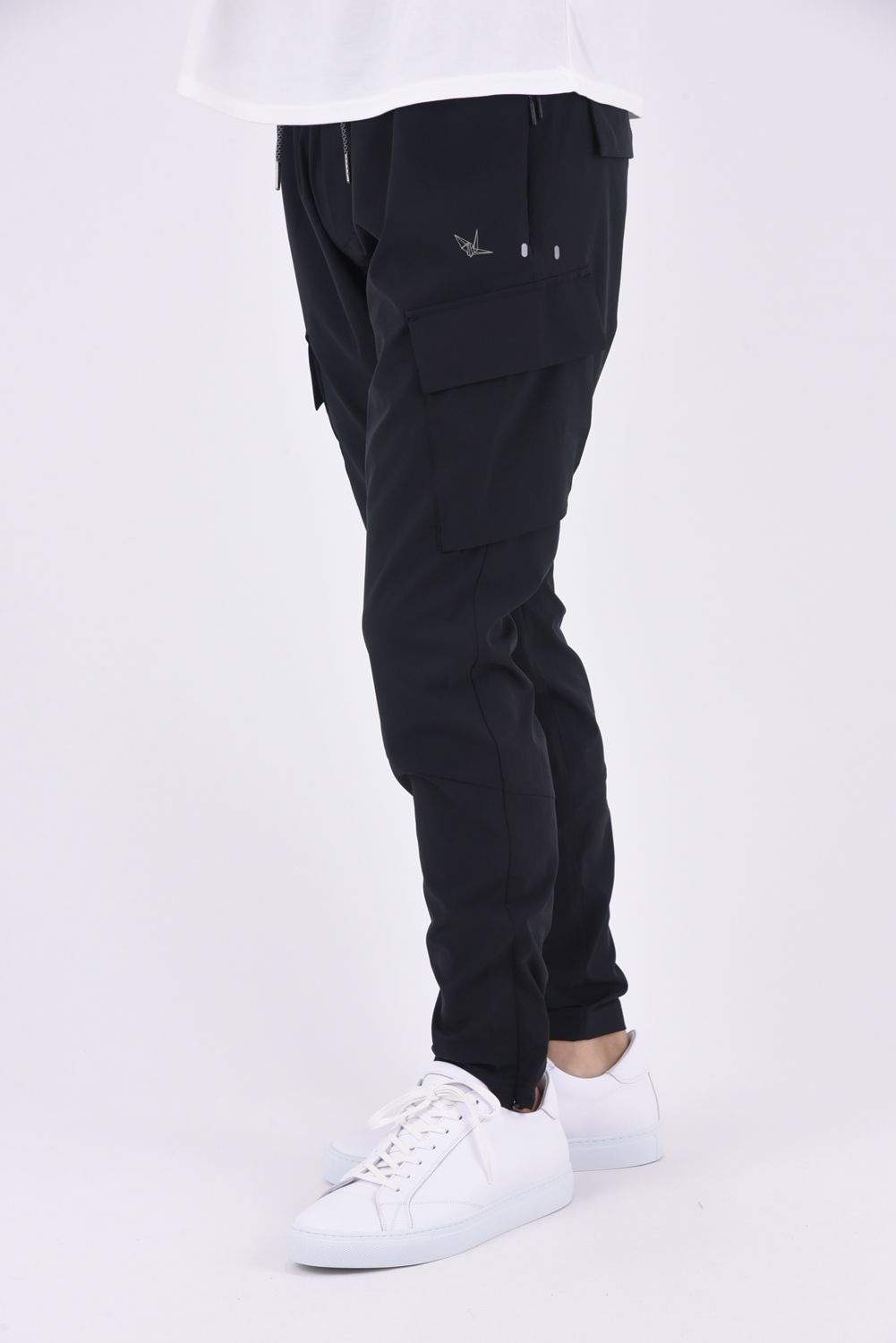 LIGHT CARGO PANTS / ロング丈 ライトカーゴパンツ ブラック