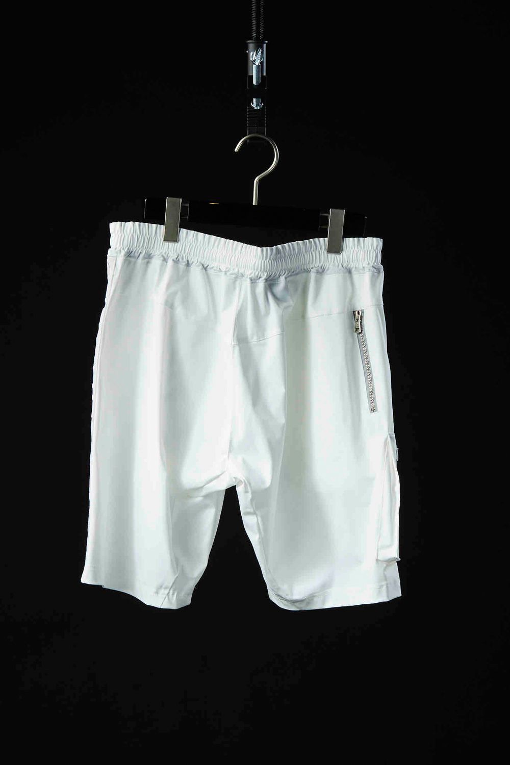 113SPORT PREMIUM COMPACT STRETCH ONESIDE CARGO SHORTS / プレミアム コンパクト ストレッチ サイドロゴ カーゴ ショートパンツ ホワイト