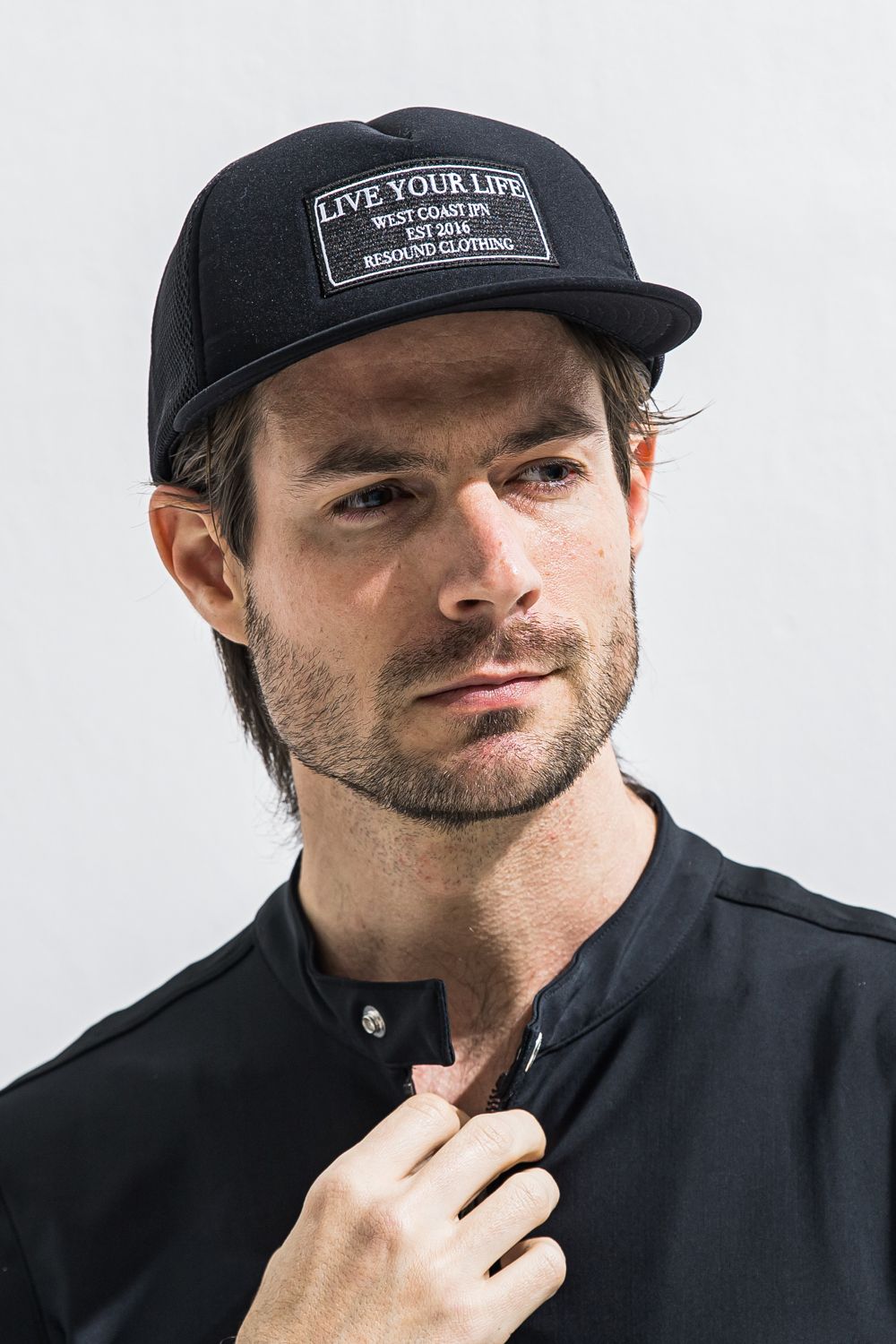 LIVE MESH CAP / メッシュ ベースボール キャップ （ブラック）(5月上旬入荷予定) ※オーダー締切2月15日(日)18時