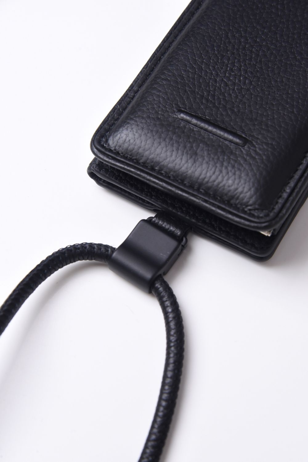 EXCHANGE-SHOULDER-WALLET-SET / ストラップ付き MagSafe対応 ショルダーコンポジションクロスボディウォレット (ブラック)