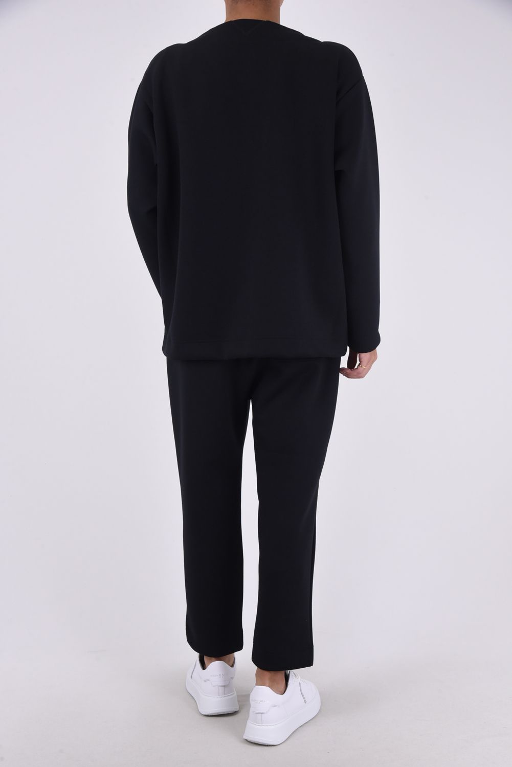 【WM  /  F.C.Real Bristol】 SWEAT CARDIGAN / ブリストル ダンボールスウェット カーディガン ブラック