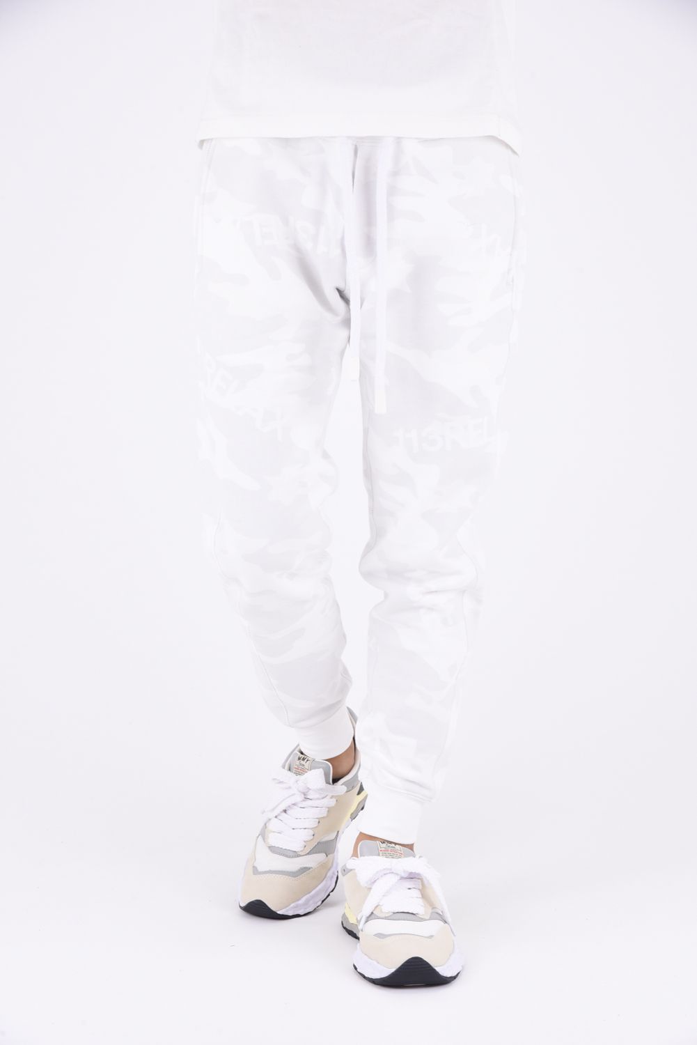 SUPER HEAVY 500 CAMO PANTS / スーパーヘビー スウェット カモ柄パンツ ホワイトカモ