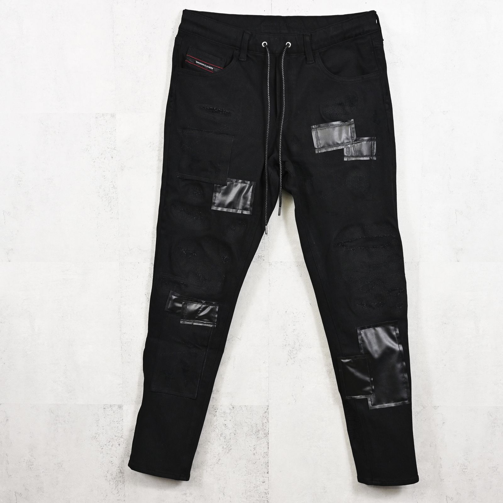 MICK DENIM JERSEY / 定番 デニム ジャージーンズ （ブラックリメイク）（9月上旬入荷予定）※オーダー締切:5月23日(土)17時