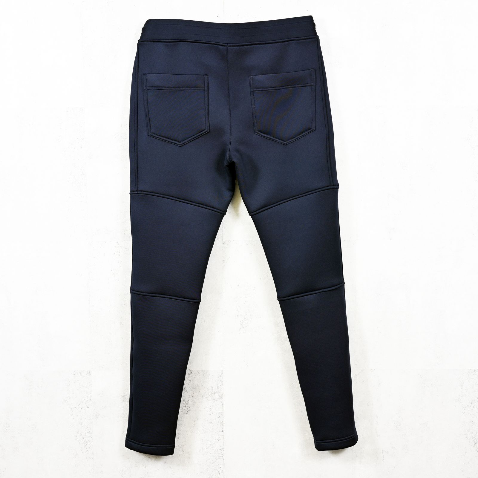 SLASH PT / ダンボールニット スキニーイージーパンツ ネイビー (9月中旬入荷予定)