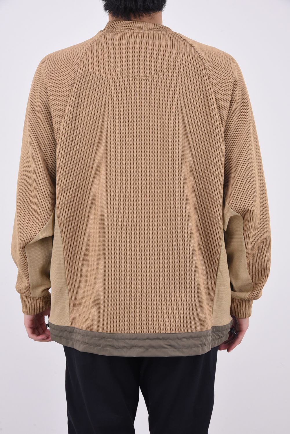 JERSEY RAGLAN PULLOVER / オーバーシルエット ラグランスリーブ プルオーバー ベージュ