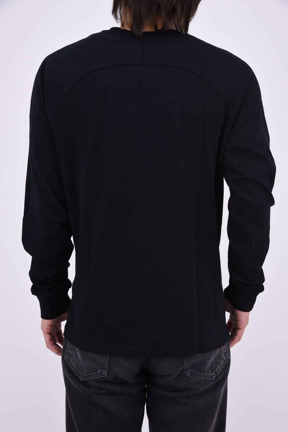 【26AW】 SCRIPT LOGO HOTFIX STUDS L/S T-SHIRT / スクリプトロゴ ホットフィックス スタッズ ロングスリーブ Tシャツ (ブラック)