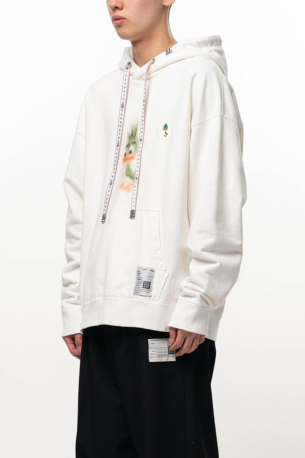 LEON PRINTED SWEAT HOODIE / キャラクタープリント パーカー (ホワイト)