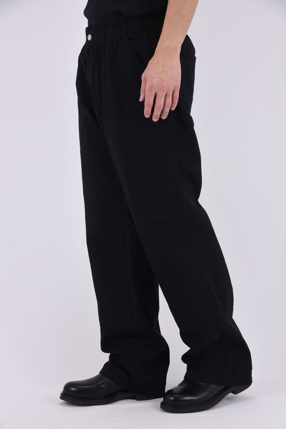 【26SS 39th】 DOUBLE KNEE PT / ダブルニー ワークデニムパンツ (ブラック)