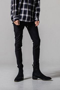 Johnson LINE NYLON PT / 【定番】 ナイロンマイクロファイバー ジョンソンラインパンツ (ブラック/ブラック) (3月上旬入荷予定)