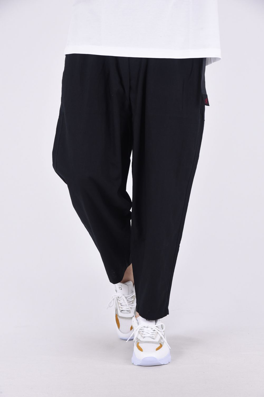 WM / GRAMICCI SAROUEL PANTS / グラミチコラボ コットン / リネン サルエルパンツ ブラック