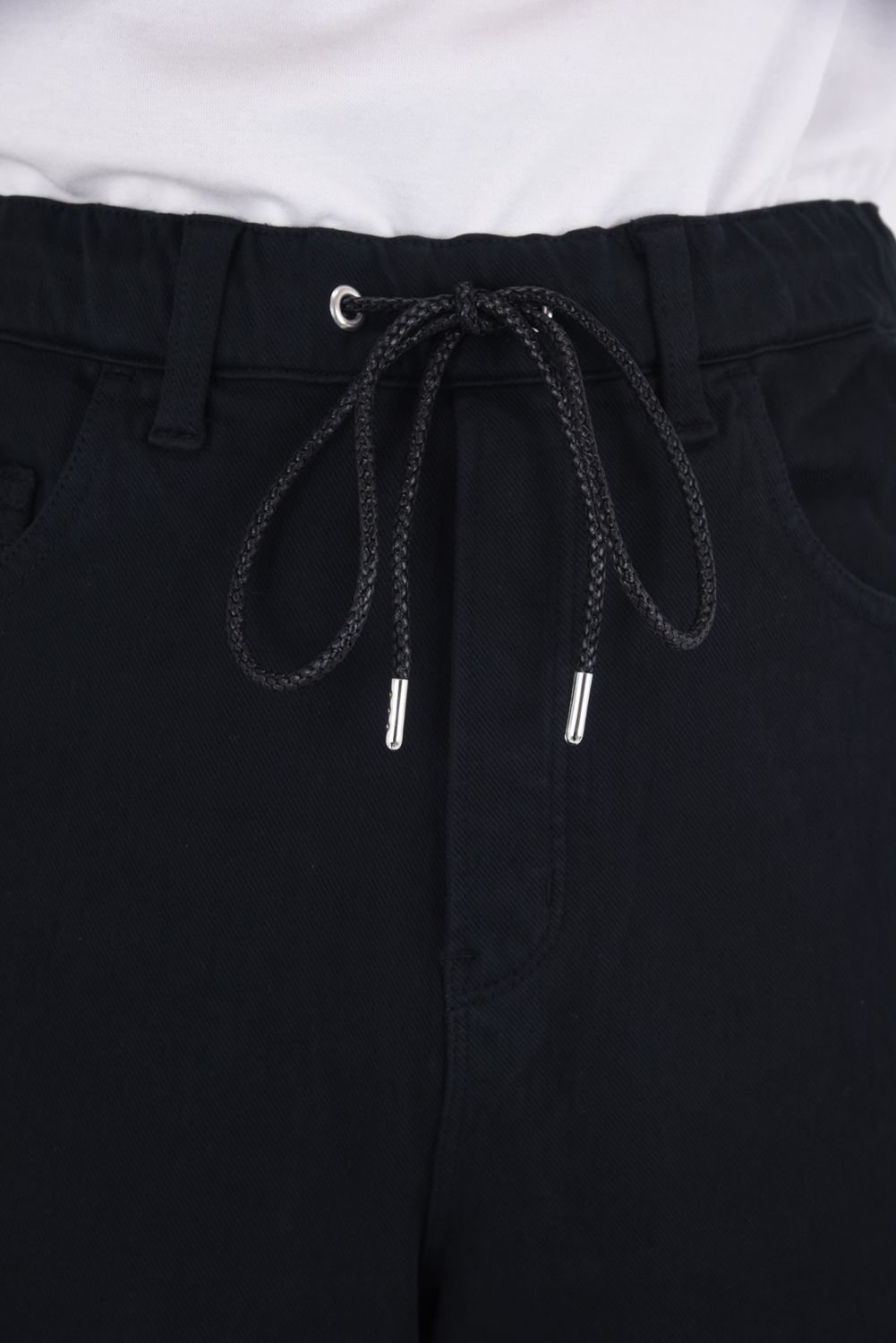 KING DENIM JERSEY / 新定番 バギーシルエット デニムジャージーンズ (ブラック)