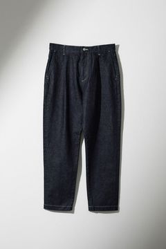 4 POCKET DENIM PANTS / 4ポケット セルヴィッジ ペグトップデニム ブルー
