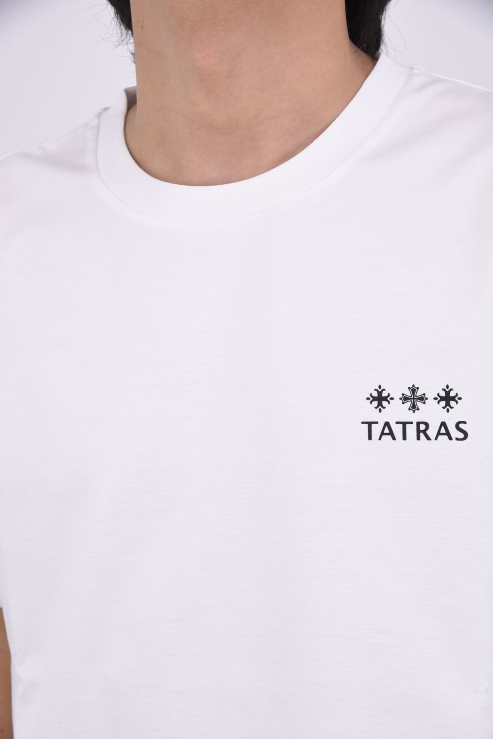 TIDEO (ティデオ) / ブランドロゴ 半袖 Tシャツ (ホワイト)