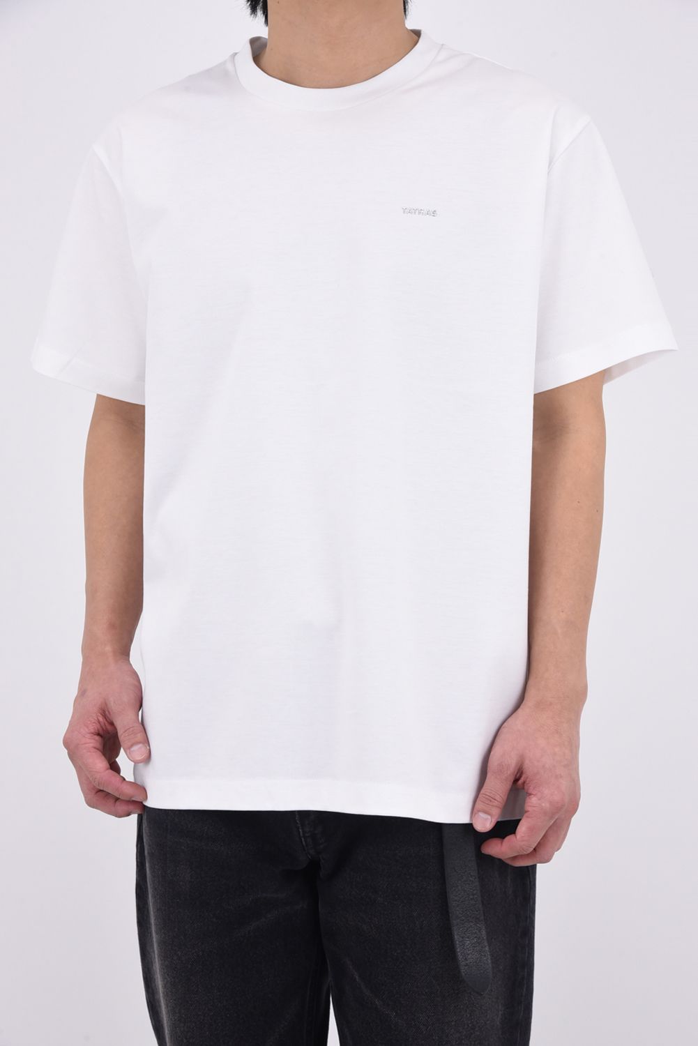 SELO (セロ) / ブランドロゴ クルーネック 半袖 Tシャツ ホワイト