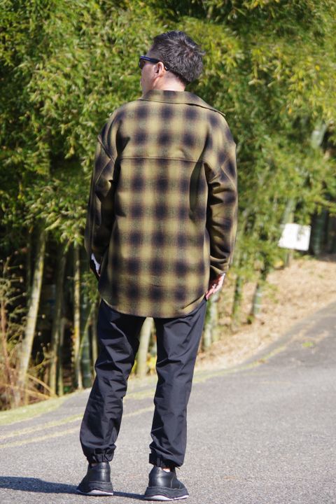 【RESOUND CLOTHING】新作WOOL CHECK OVER CPOJKを使用したおススメスタイル ①