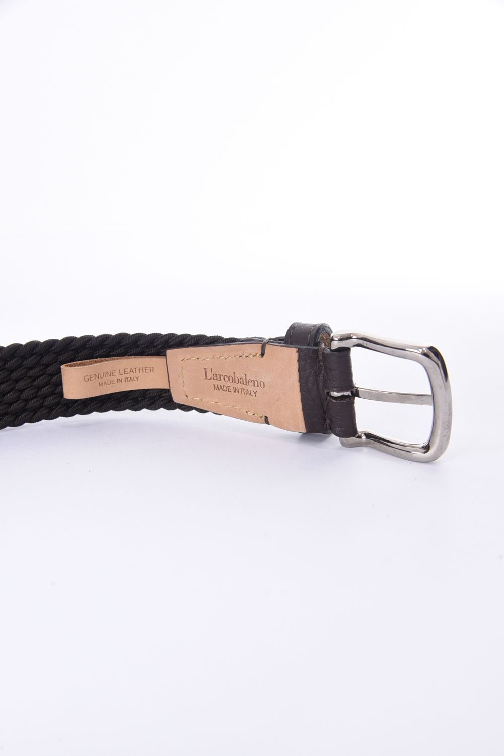 RAYON ELASTIC BELT 28mm / 28mm エラスティックメッシュベルト ダークブラウン*