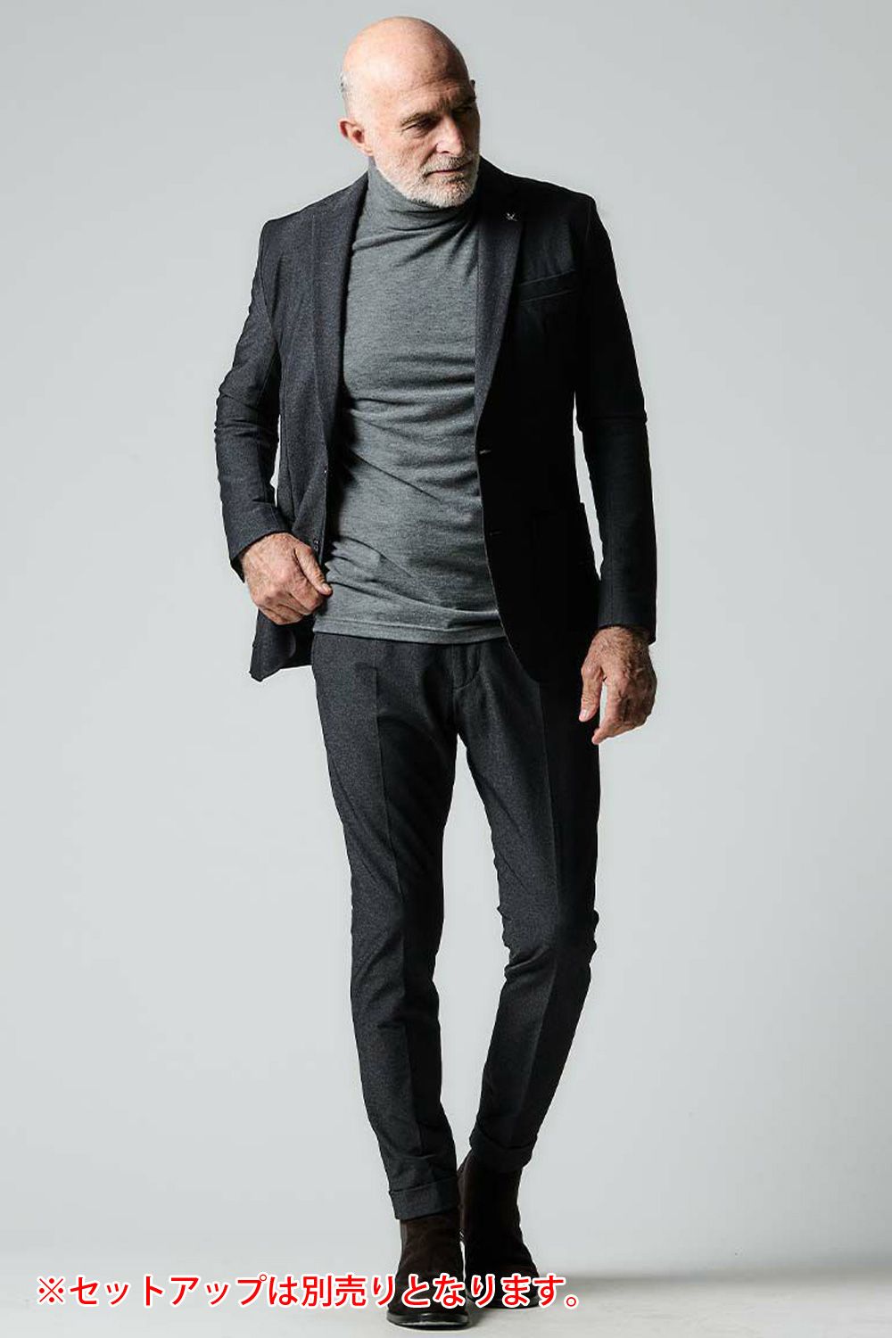 【(株) OZ”】1PIU1UGUALE3 コンフィスラックス2枚セット 1PIU1UGUALE3 - COMFY SLACKS / コンフィースラックス ブラック