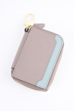 【残り1点】 SMART W KEY CASE / LA122GT ゴートレザー スマートWキーケース トルトラ / ミントグリーン