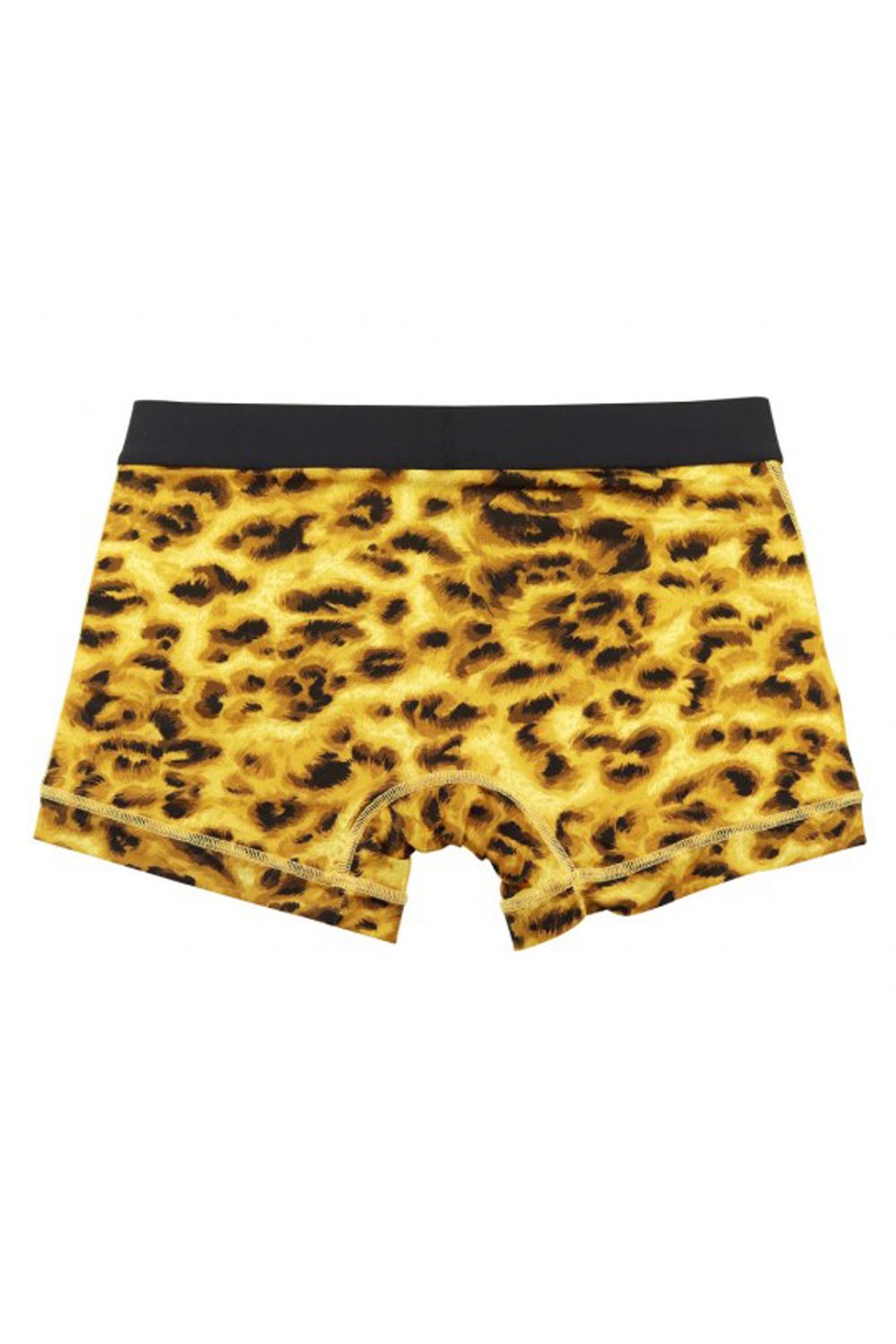 Leopard Short Boxer - イエロー