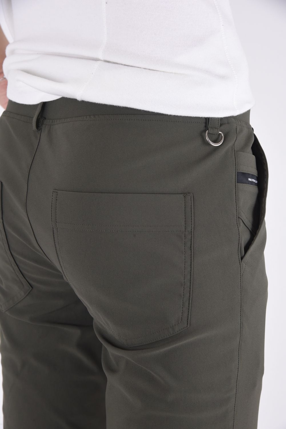 CHRIS EASY PANTS / 【定番】 高機能ナイロン マイクロファイバー スラックス イージーパンツ ナイロンカーキ
