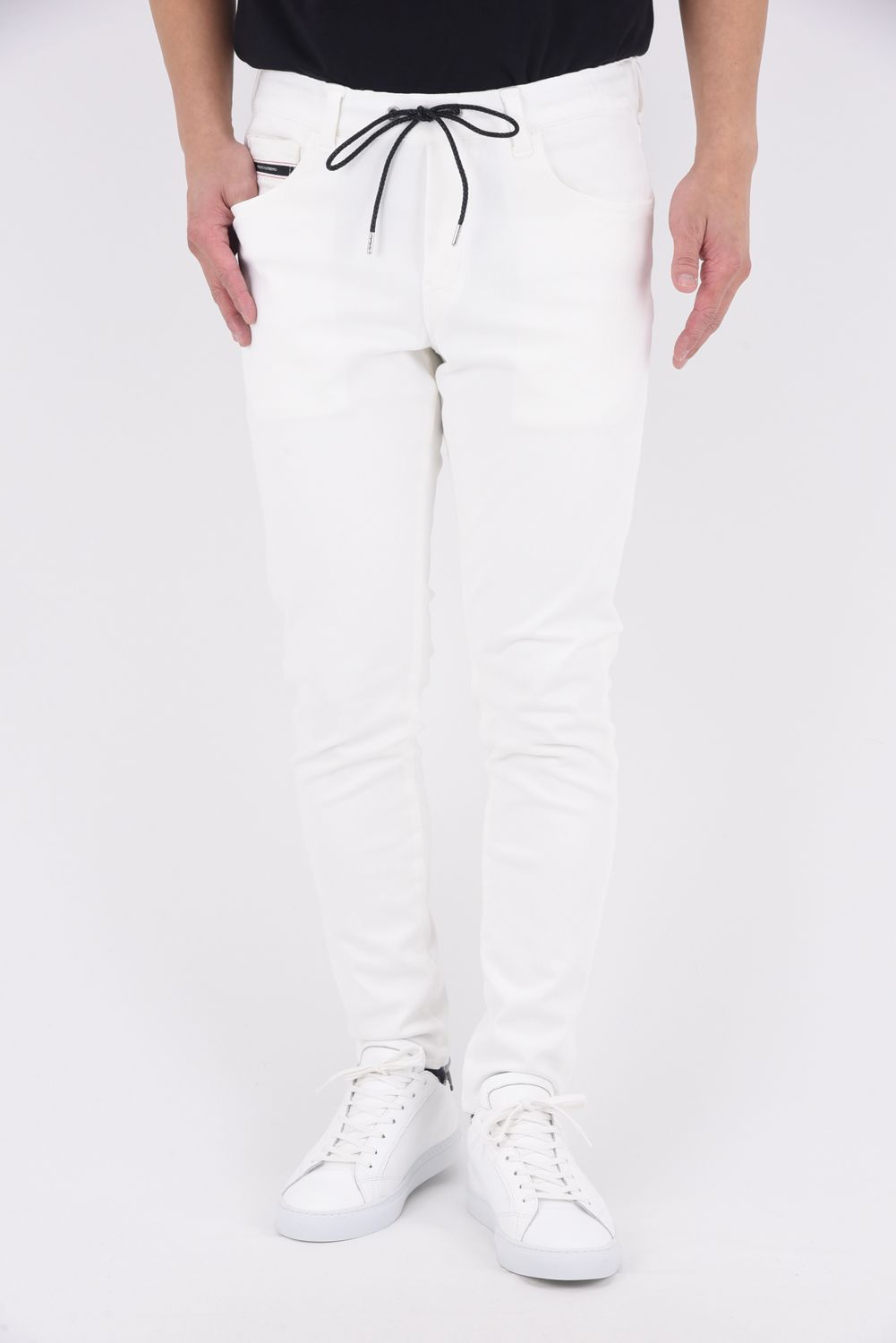 MICK DENIM JERSEY  / 定番 デニム ジャージーンズ  ホワイト