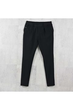 【レディース】 CHRIS EASY TUCK PANTS / ストレッチメッシュトリコット スラックスイージータックパンツ (ブラック) (5月中旬入荷予定) ※オーダー締切:2月15日(日)18時