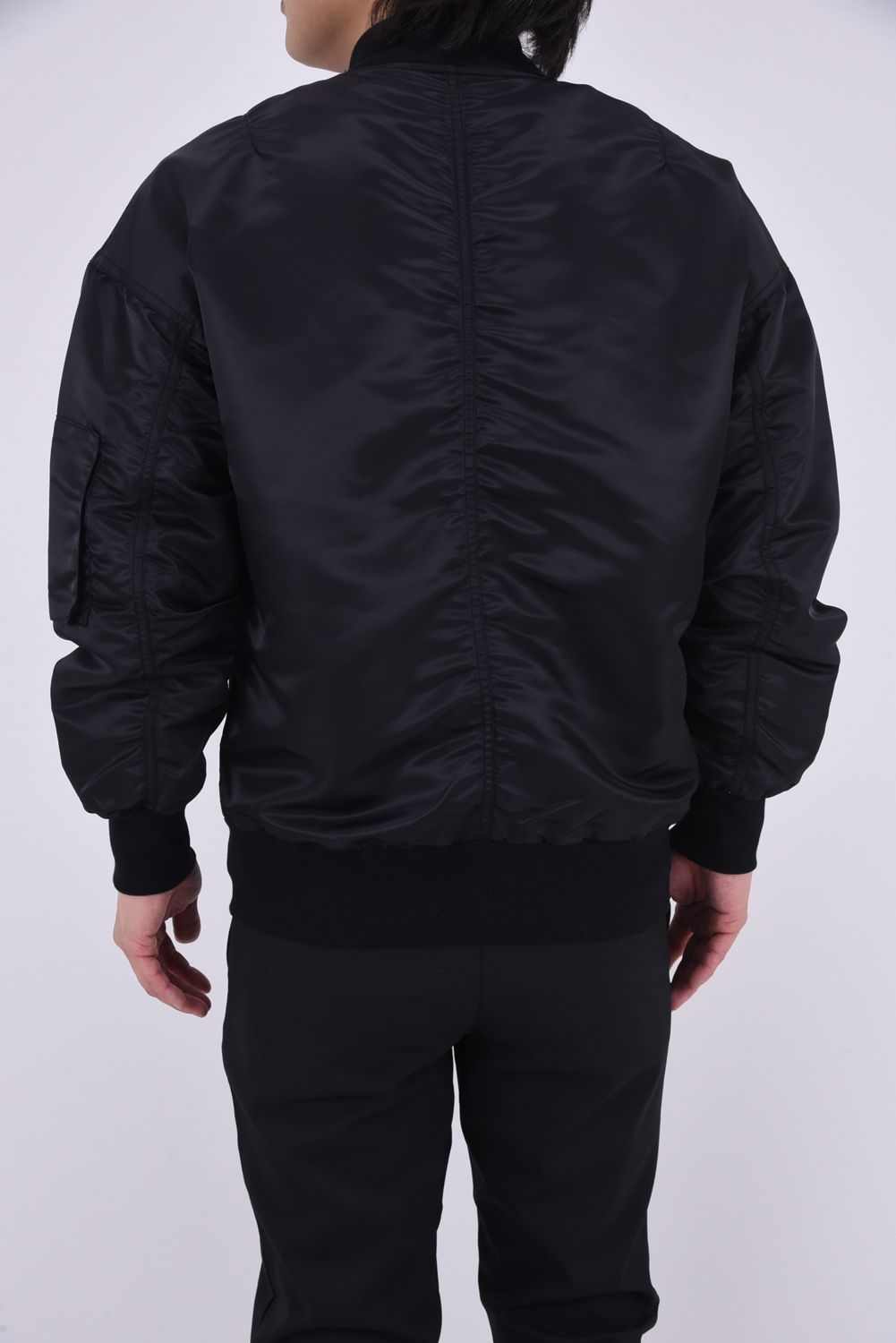 LIGHT DAVID JACKET / ヴィンテージ ドロップショルダー フライトジャケット ブラック
