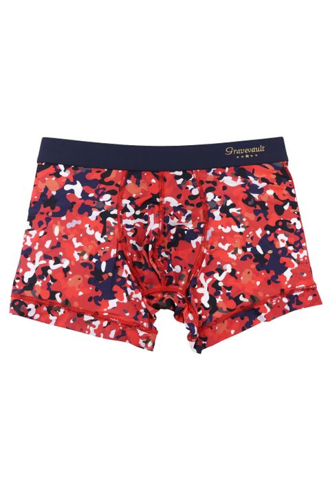 【待望のサイズ.XL入荷】 dry leaves camouflage Short Boxer - 茜