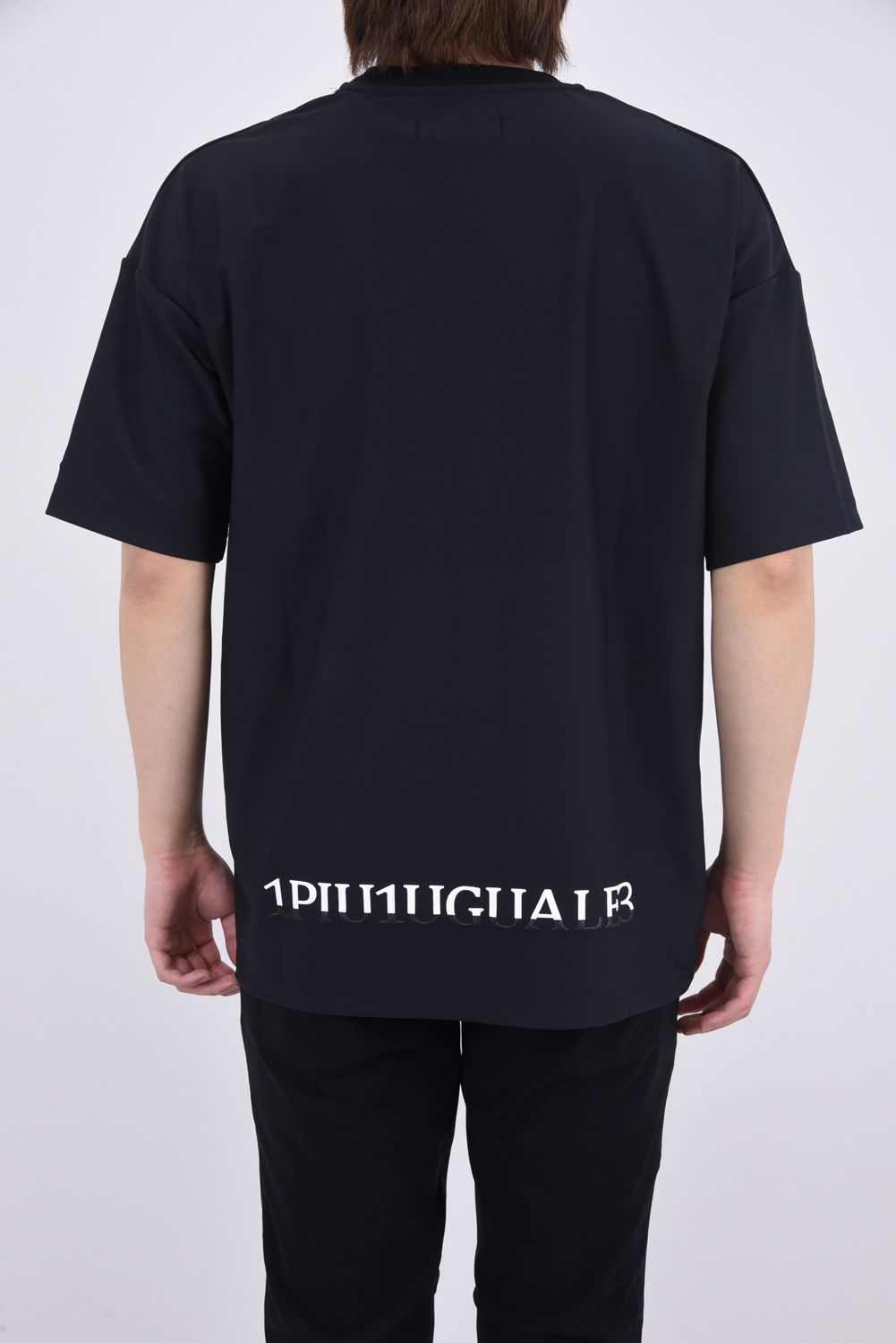 113 SPORT / THESAINT MAFIA AIR BOOST BIG CREW TEE BLACK / グラフィック プリント クルーネック Tシャツ ブラック