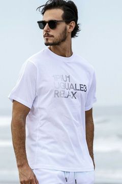 RHINESTONE T-SHIRT / グラデーション ラインストーンロゴ クルーネックTシャツ ホワイト