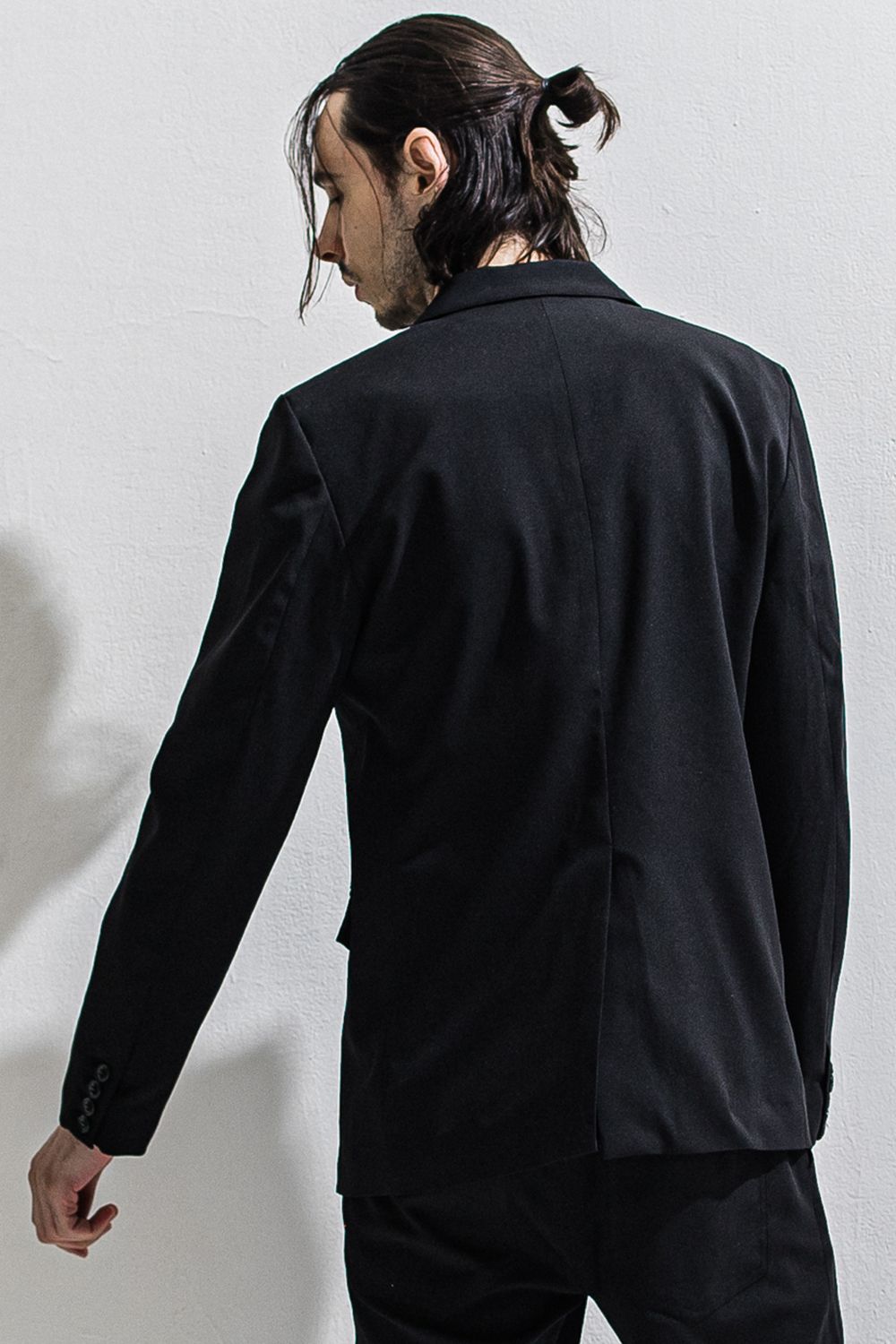 PS-65 JACKET / ミリタリーテイスト 2Bテーラードジャケット (ブラック) (2月中旬入荷予定) ※オーダー締切12/13(土)17:00